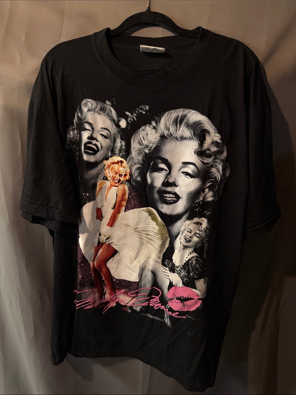 Black Marilyn Monroe Graphic Tee